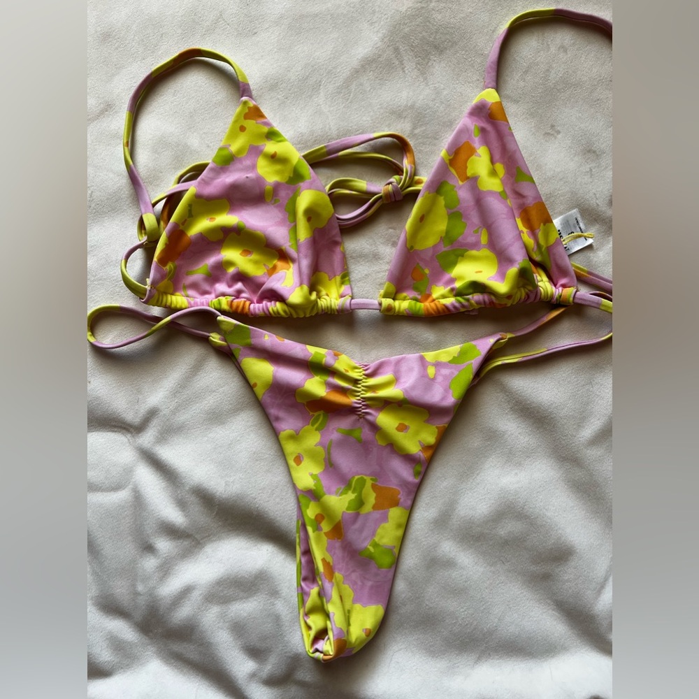 Tiger Mist Bikini Set 💛🩷